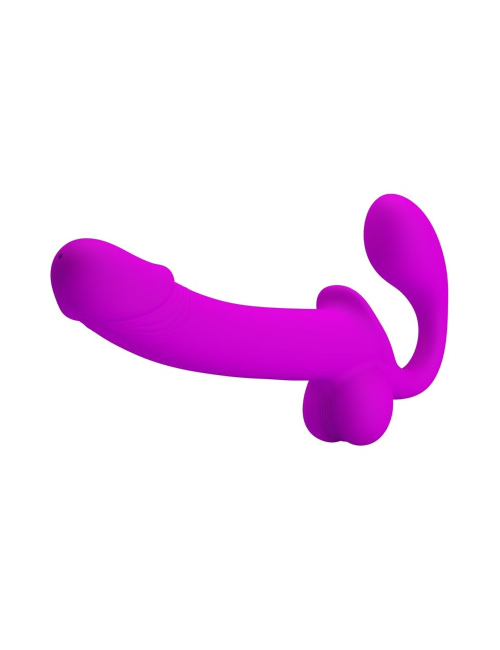 PRETTY LOVE - KELPIE DOUBLE STRAP-ON STIMULATOR PURPLE PRETTY LOVE - KELPIE DOUBLE STRAP-ON STIMULATOR PURPLE