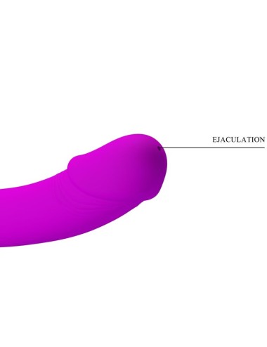 PRETTY LOVE - KELPIE DOUBLE STRAP-ON STIMULATOR PURPLE