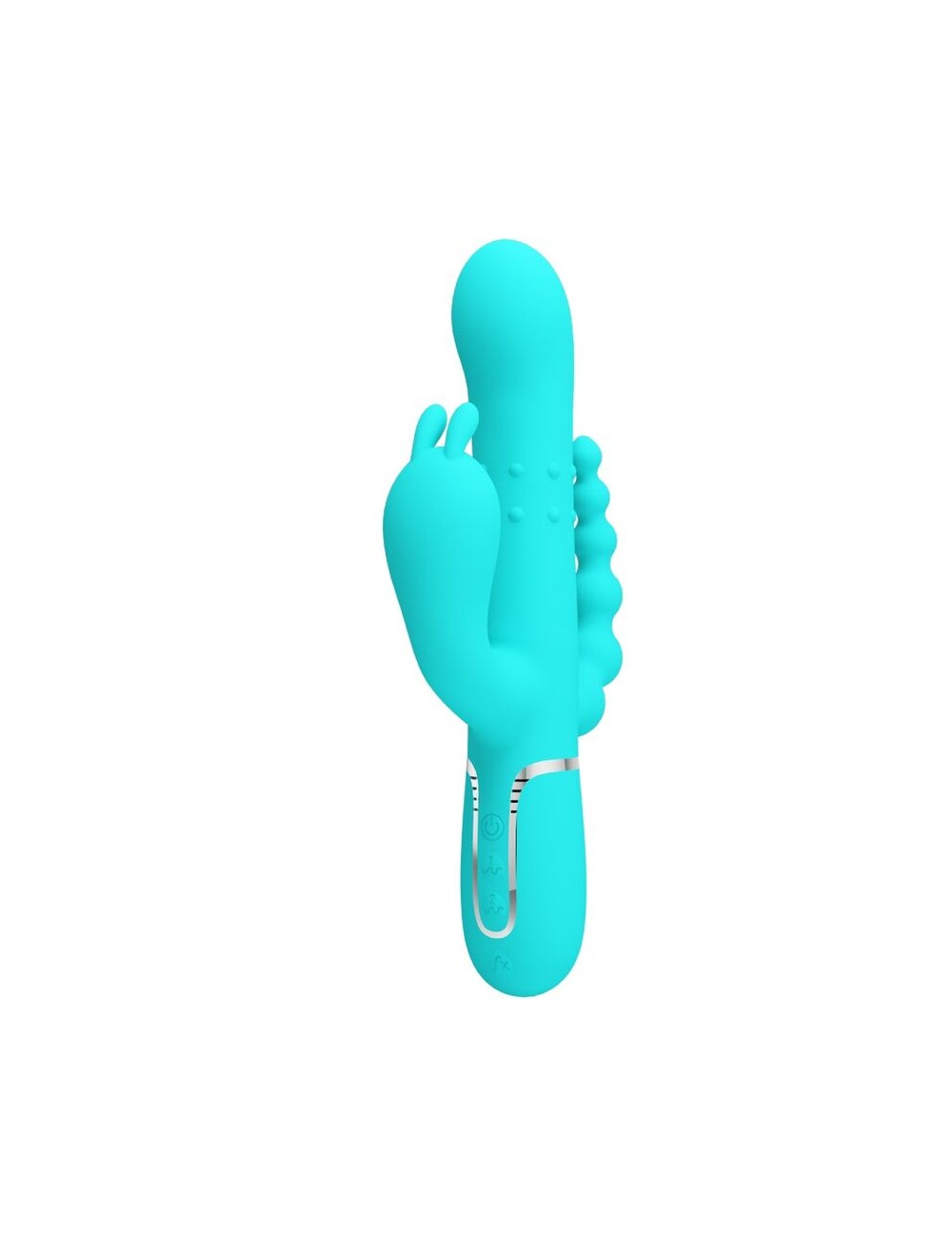 PRETTY LOVE - CAMMY 4 IN 1 MULTIFUNCTION TRIPPLE RABBIT VIBRATOR  BLUE