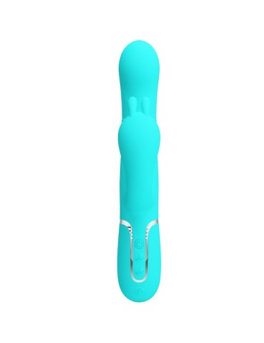 PRETTY LOVE - CAMMY 4 IN 1 MULTIFUNCTION TRIPPLE RABBIT VIBRATOR  BLUE