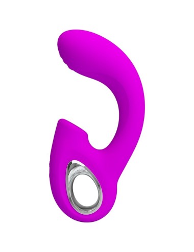 PRETTY LOVE - SIBEL SIBEL G-SPOT VIBRATOR + CLITORIS STIMULATOR 10 VIBRATIONS PURPLE