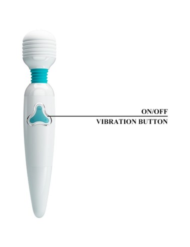 PRETTY LOVE - CLOUD WAND VIBRATOR  7 VIBRATIONS WHITE
