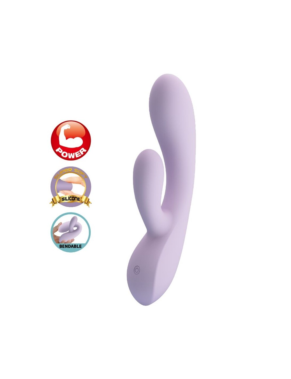 PRETTY LOVE - ROSOLYN RABBIT VIBRATOR 10 VIBRATIONS PURPLE
