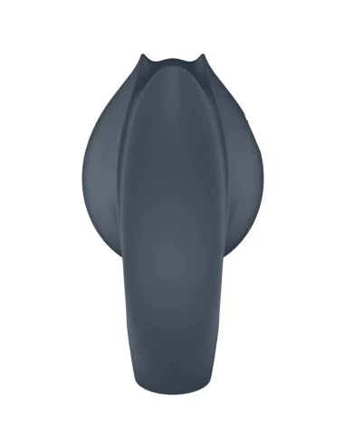SATISFYER - PERFECT PAIR 2 MULTIVIBRATOR 2 IN 1 PENIS RING AND FINGER STIMULATOR GREY
