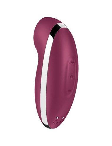 SATISFYER - TAP & CLIMAX 2 VIBRATOR & STIMULATOR RED