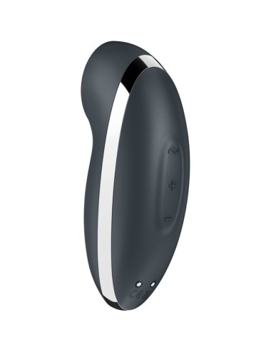 SATISFYER - TAP & CLIMAX 2 VIBRATOR & STIMULATOR GREY