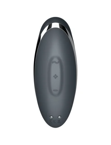 SATISFYER - TAP & CLIMAX 2 VIBRATOR & STIMULATOR GREY