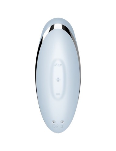 SATISFYER - TAP & CLIMAX 2 VIBRATOR & STIMULATOR BLUE
