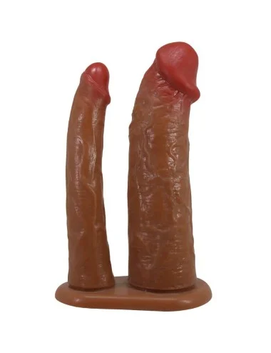 PRETTY LOVE - KEAVEN HARNESS BRIEFS UNIVERSAL & COMFORTABLE DOUBLE DILDO