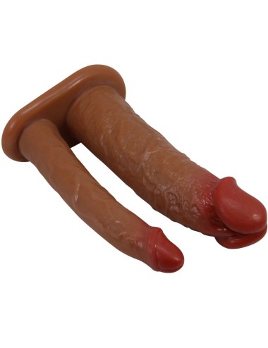 PRETTY LOVE - KEAVEN HARNESS BRIEFS UNIVERSAL & COMFORTABLE DOUBLE DILDO