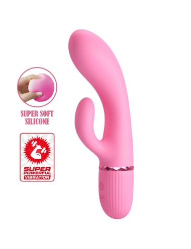 PRETTY LOVE - MARSKI RABBIT VIBRATOR & G-SPOT PINK