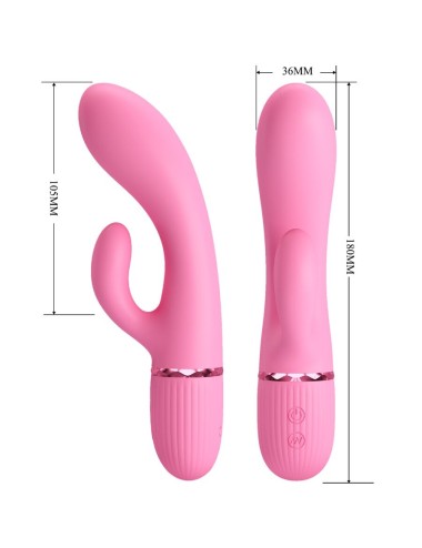 PRETTY LOVE - MARSKI RABBIT VIBRATOR & G-SPOT PINK