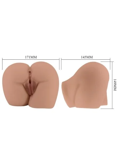 CRAZY BULL - BERNACE ASS VIBRATOR WITH REALISTIC VAGINA AND ANUS FLESH REMOTE CONTROL