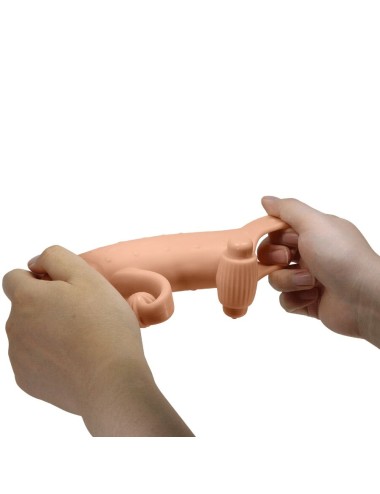 ROMANCE - VIBRATING PENIS SLEEVE NATURAL
