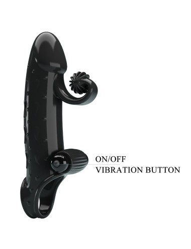 ROMANCE - VIBRATING PENIS SLEEVE BLACK