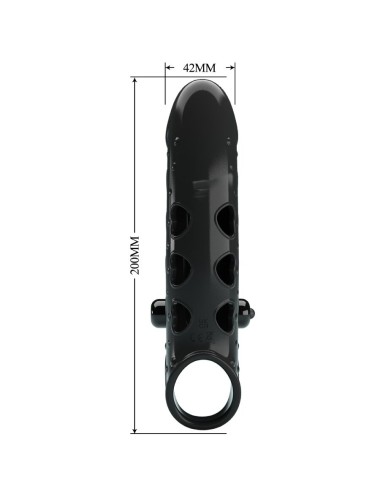 ROMANCE - VIBRATING PENIS SLEEVE BLACK
