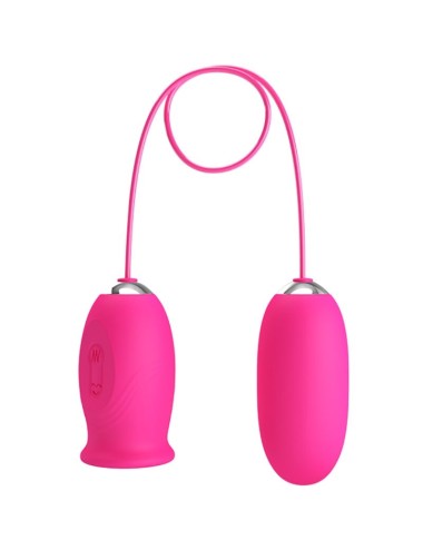 PRETTY LOVE - DAISY VIBRATING EGG + CLITORIS STIMULATING TONGUE PINK