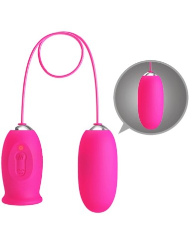 PRETTY LOVE - DAISY VIBRATING EGG + CLITORIS STIMULATING TONGUE PINK