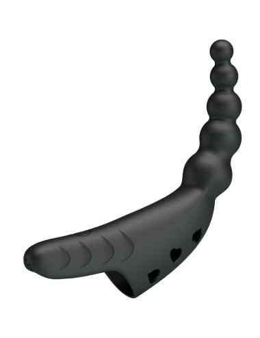PRETTY LOVE - JORDIN FINGER VIBRATOR 10 VIBRATIONS BLACK