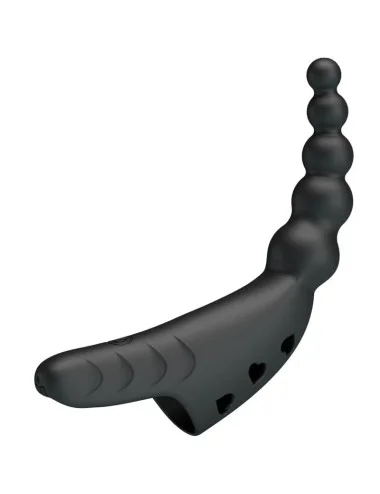 PRETTY LOVE - JORDIN FINGER VIBRATOR 10 VIBRATIONS BLACK