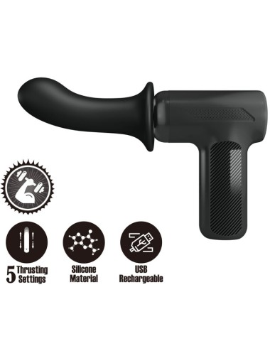 PRETTY LOVE - DJ DOCTOR MASSAGER 5 SETTINGS BLACK
