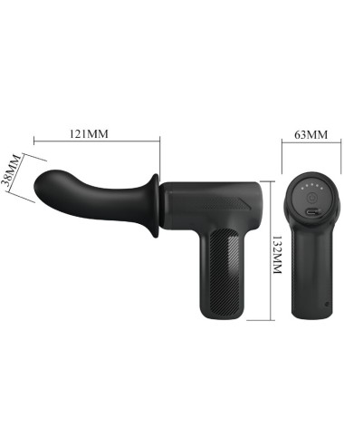 PRETTY LOVE - DJ DOCTOR MASSAGER 5 SETTINGS BLACK