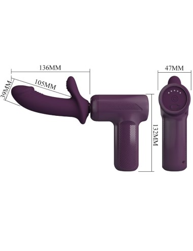PRETTY LOVE - DJ SCHOLAR MASSAGER 5 SETTINGS PURPLE