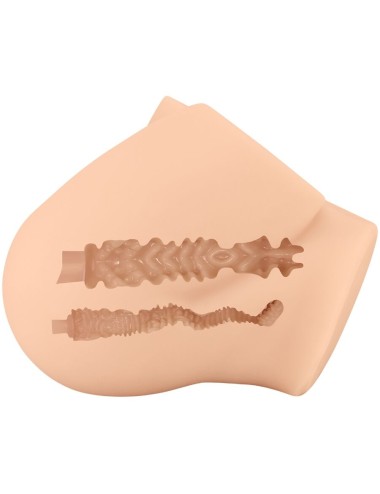 CRAZY BULL - ROLONDA REAR VIBRATOR WITH NATURAL REALISTIC VAGINA AND ANUS