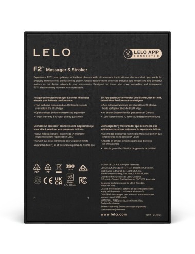 LELO - F2S™ TEAL  MALE MASTURBATOR RED