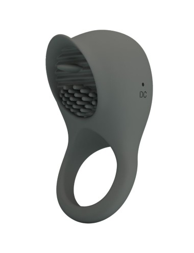 PRETTY LOVE - NIMBUS VIBRATOR RING WITH TONGUE GRAY