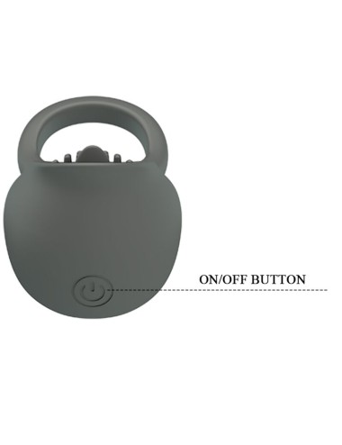 PRETTY LOVE - NIMBUS VIBRATOR RING WITH TONGUE GRAY
