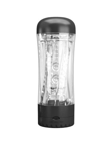 PRETTY LOVE - TAMARA MALE MASTURBATOR MULTI-SPEED VIBRATOR BLACK