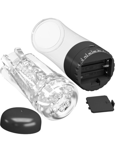 PRETTY LOVE - TAMARA MALE MASTURBATOR MULTI-SPEED VIBRATOR BLACK