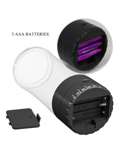 PRETTY LOVE - TAMARA MALE MASTURBATOR MULTI-SPEED VIBRATOR BLACK