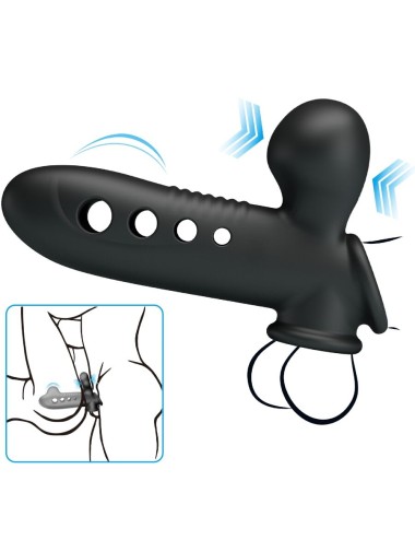 PRETTY LOVE - CRANE PENIS SLEEVE WITH AIRBAG BLACK