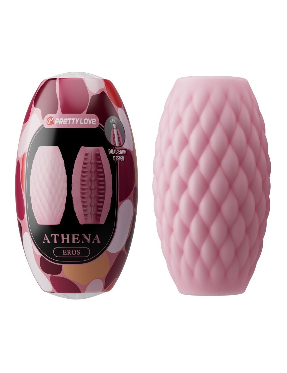 PRETTY LOVE - ATHENA EROS SILICONE MALE MASTURBATOR PINK
