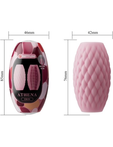 PRETTY LOVE - ATHENA EROS SILICONE MALE MASTURBATOR PINK
