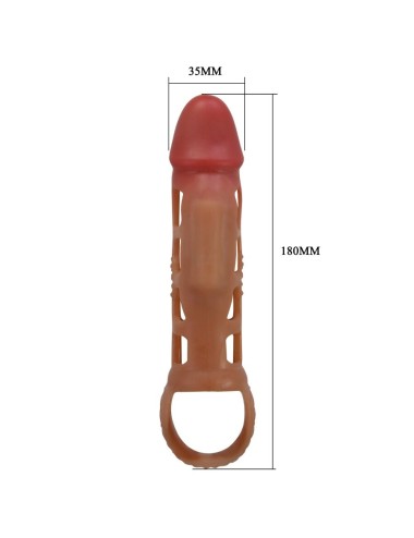 PRETTY LOVE - PRESTON VIBRATING PENIS SLEEVE 18 CM