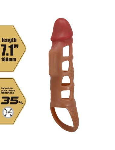 PRETTY LOVE - PRESTON VIBRATING PENIS SLEEVE 18 CM