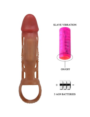 PRETTY LOVE - PRESTON VIBRATING PENIS SLEEVE 18 CM