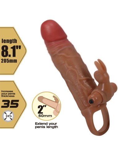 PRETTY LOVE - OSMAR PENIS SLEEVE + VIBRATING CLITORIS STIMULATOR