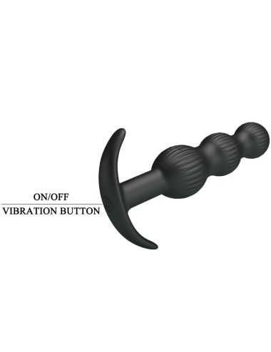 PRETTY LOVE - SIDNEY ANAL VIBRATOR 10 VIBRATIONS BLACK