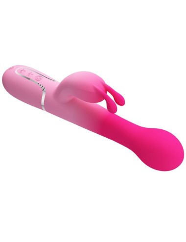 PRETTY LOVE - DEJON 3 IN 1 MULTIFUNCTION RABBIT VIBRATOR PINK