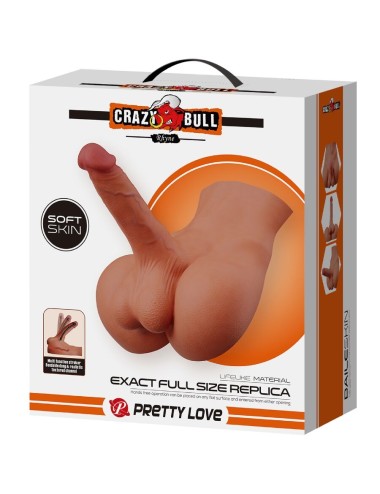CRAZY BULL - RHYNE BACK REALISTIC NATURAL MASTURBATOR