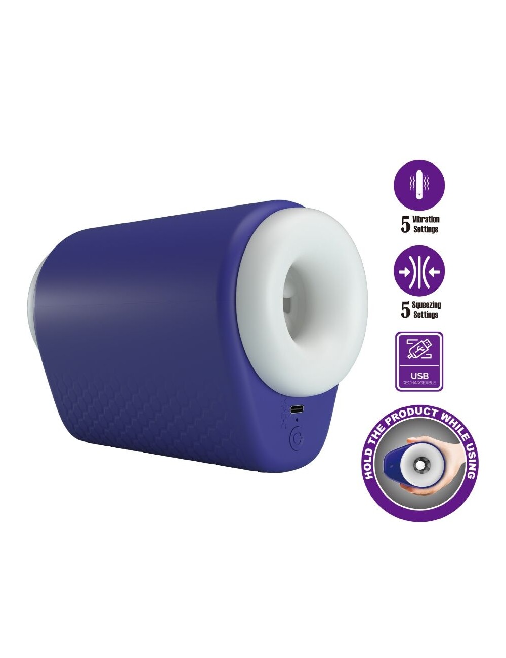 PRETTY LOVE - DJ LADY MALE MASTURBATOR WITH VIBRATION 5 SETTINGS PURPLE PRETTY LOVE - DJ LADY MALE MASTURBATOR WITH VIBRATION 5 SETTINGS PURPLE