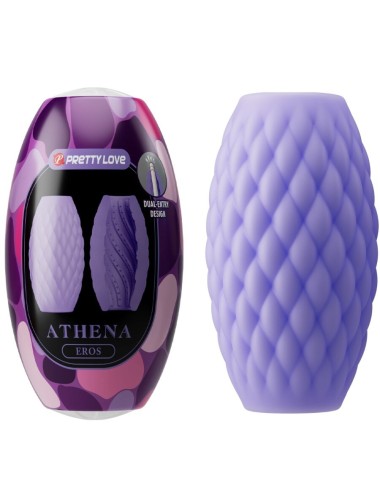 PRETTY LOVE - ATHENA EROS SILICONE MALE MASTURBATOR PURPLE