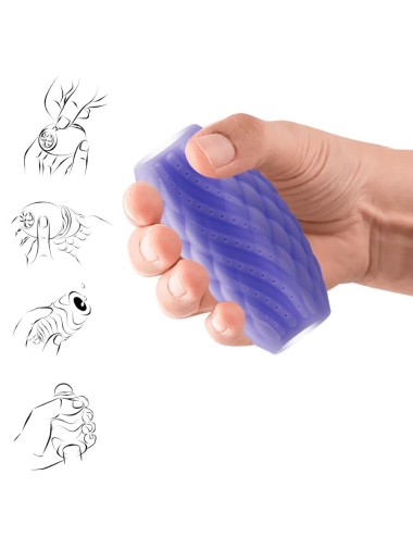 PRETTY LOVE - ATHENA EROS SILICONE MALE MASTURBATOR PURPLE