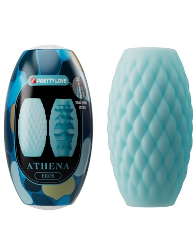 PRETTY LOVE - ATHENA EROS SILICONE MALE MASTURBATOR SKY BLUE