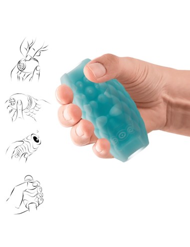 PRETTY LOVE - ATHENA EROS SILICONE MALE MASTURBATOR SKY BLUE