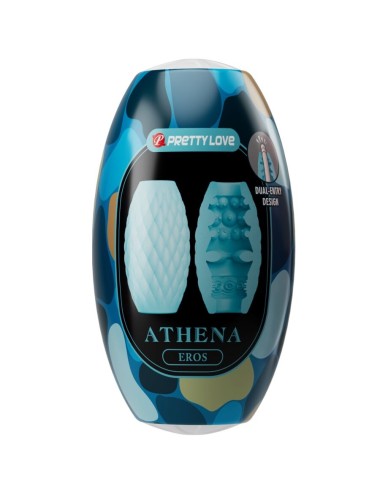 PRETTY LOVE - ATHENA EROS SILICONE MALE MASTURBATOR SKY BLUE
